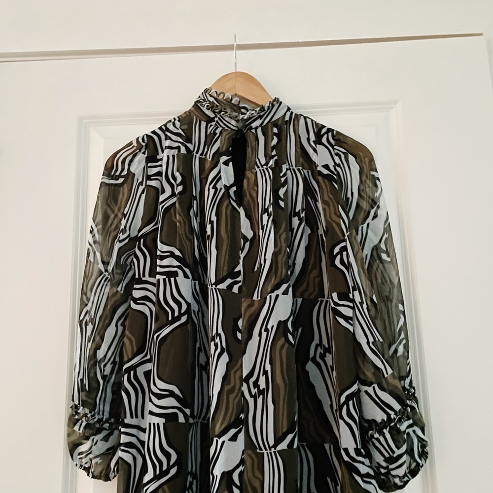 Apiece Apart La Sierra Wild Earth Silk Mini Dress - Picture 11 of 11